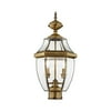 Livex Lighting Monterey 2 Light Outdoor Post Lantern