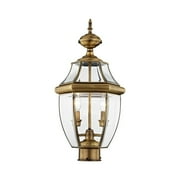 Livex Lighting Monterey 2 Light Outdoor Post Lantern