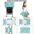 thumbnail image 3 of Toalla para silla de playa Funda para chaise lounge con bolsillos y clips Toalla para silla de piscina para jardín de patio al aire libre (verde) Adepaton LRWJ924-1, 3 of 4