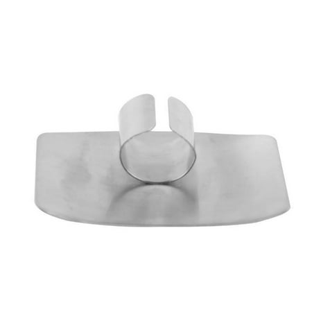 

Ovzne Finger Guard Vegetable Chopping Hand Guard Stainless Steel Finger Guard Single Finger Hand Guard Clearance