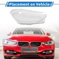 thumbnail image 3 of Unique Bargains 1 Pc Car Front Right Headlight Lens Cover for BMW X3 X4 2018-2021 No.63117466132 PC Clear, 3 of 6