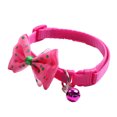 thumbnail image 2 of Cheers.US Cute Adjustable Bowknot Dog Cat Pet Puppy Collar Bow Tie Neck Chain with Bell, 2 of 3