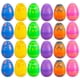 thumbnail image 2 of Huevos de Pascua de plástico, decoración de Pascua, paquete de 24 huevos abiertos, cáscaras de huevo de imitación, aptos para huevos de Pascua, relleno de cesta de regalo para fiestas, decoración de P, 2 of 7