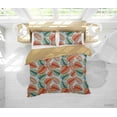 thumbnail image 2 of 3D Tropical Hoja de colores Juego de Funda de edredón Juego de Funda Nórdica Fundas de almohada 72, 2 of 3
