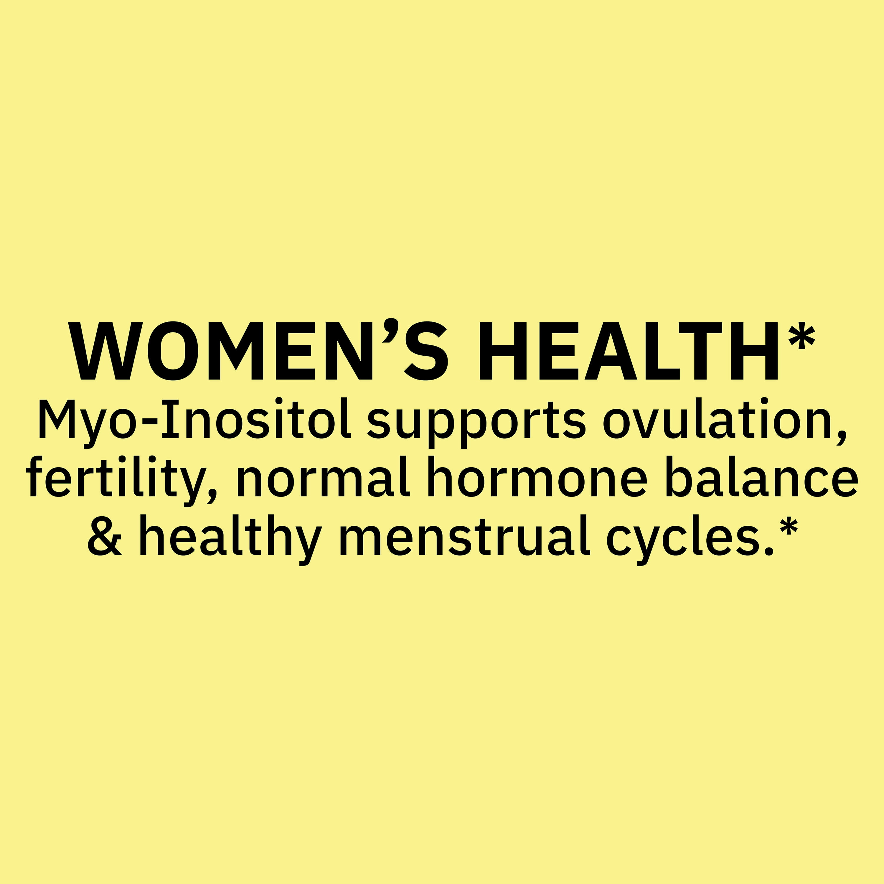 Spring Valley Hormone Balance Myo-Inositol Tablets, Dietary Supplement, 120 Count