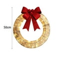 thumbnail image 2 of AMLESO Light Up Christmas Wreath, Hanging Wreath, Door Wreath, Artificial Flower Wreath, 2 of 8