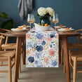 thumbnail image 2 of Colorful Flowers Table Runner - 60 Inch Long, Kitchen Dining Table Runner Dresser Scarves, Watercolor Botanical Farmhouse Floral Farmhouse Decor for Coffee Tables Wedding Party Banquet, 2 of 8