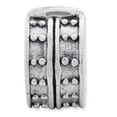 thumbnail image 3 of 925 Sterling Silver Charm For Bracelet Hinged Dotted Clip Bead Specialty, 3 of 8