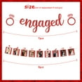 thumbnail image 5 of Engagement Party Decorations, Glittery Red Engaged Banner Engagement Photo Banner with Romantic Memories Picture Frames for Wedding Bridal Shower Engagement Party Supplies, 5 of 6
