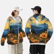 thumbnail image 4 of Balery Elegant Sunset Sunflower Sudadera ligera de manga larga con capucha y protección solar UPF 50+ para hombre y mujer, ideal para pesca y running-X-Large, 4 of 7
