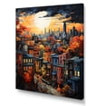 thumbnail image 2 of Designart "Revival of the Harlem Renaissance II" Cityscapes Canvas Art Print, 2 of 5