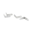 thumbnail image 1 of Unique Bargains 4pcs 50mmx50mm Stainless Steel L Shape Shelf Corner Brace Repair Angle Bracket, 1 of 1