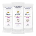 thumbnail image 1 of Dove 0% Aluminum Deodorant Coconut and Pink Jasmine 2.6oz (74g) , Pack of 3, 1 of 8