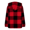thumbnail image 3 of Flannel Plaid Jacket For Men - Long Sleeve Button Down Fleece Jackets Winter Hooded Warm Flannel Shacket 2026, 3 of 4