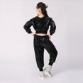 thumbnail image 6 of Kaprioy Baby Girl Fall Winter Clothes 2Pcs Girls Dance Outfits Cropped Sequin Jacket Pants Set Kids Hop Dance 80s 90s, 6 of 6