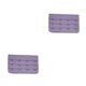 thumbnail image 2 of Minnieouse Correa de extensión Extensores de sujetador Hebilla 4 Gancho Sujetador Accesorios transpirables Botones Clips 3 filas para ropa interior violeta 2piezas Minnieouse CBP461025, 2 of 5