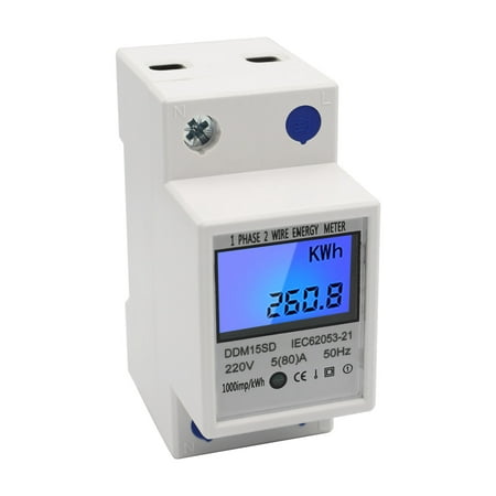 Compteur électrique Compteur électrique LCD Monophasé 220V - Temu