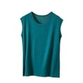 thumbnail image 2 of Antinious Ladies Crew Neck Sleeveless Solid Relaxed Style Versatile Daily Tank Tops, 2 of 5