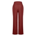 thumbnail image 6 of Women's Pants Plus Size Pull on Pants Stretchy Wide Leg Yoga Pants Flare Pants for Workout Running Athletic Activewear, 6 of 6