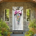 thumbnail image 4 of Luxcidy 1pcs Easter Door Cover, Happy Easter Door Cover Easter Bunny Front Proch Door Sign Banner, for Front Door Welcome Spring Easter Seasonal Hanging Decorations(70" X 35"), 4 of 7