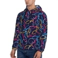 thumbnail image 3 of Sikiie Multicolor Bowling Men's Hoodie, Essentials Hoodie, Sweatshirt, Pullover Hooded Sweatshirt for Men-XX-Large, 3 of 7