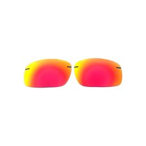 Walleva Fire Red Polarized Replacement Lenses for Maui Jim Breakwall Sunglasses