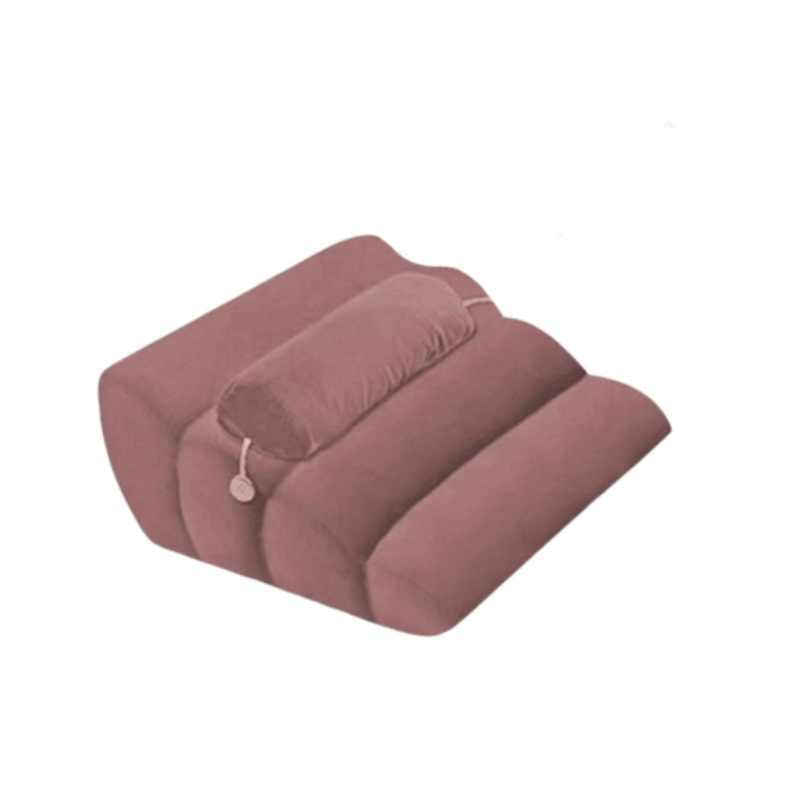 Esquirla Face Down Pillow, Sleeping Pillow, Soft Leg Support Bed Wedge Prone Pillow, Wedge Pillow for Watching Movies Relaxing Reading Pink