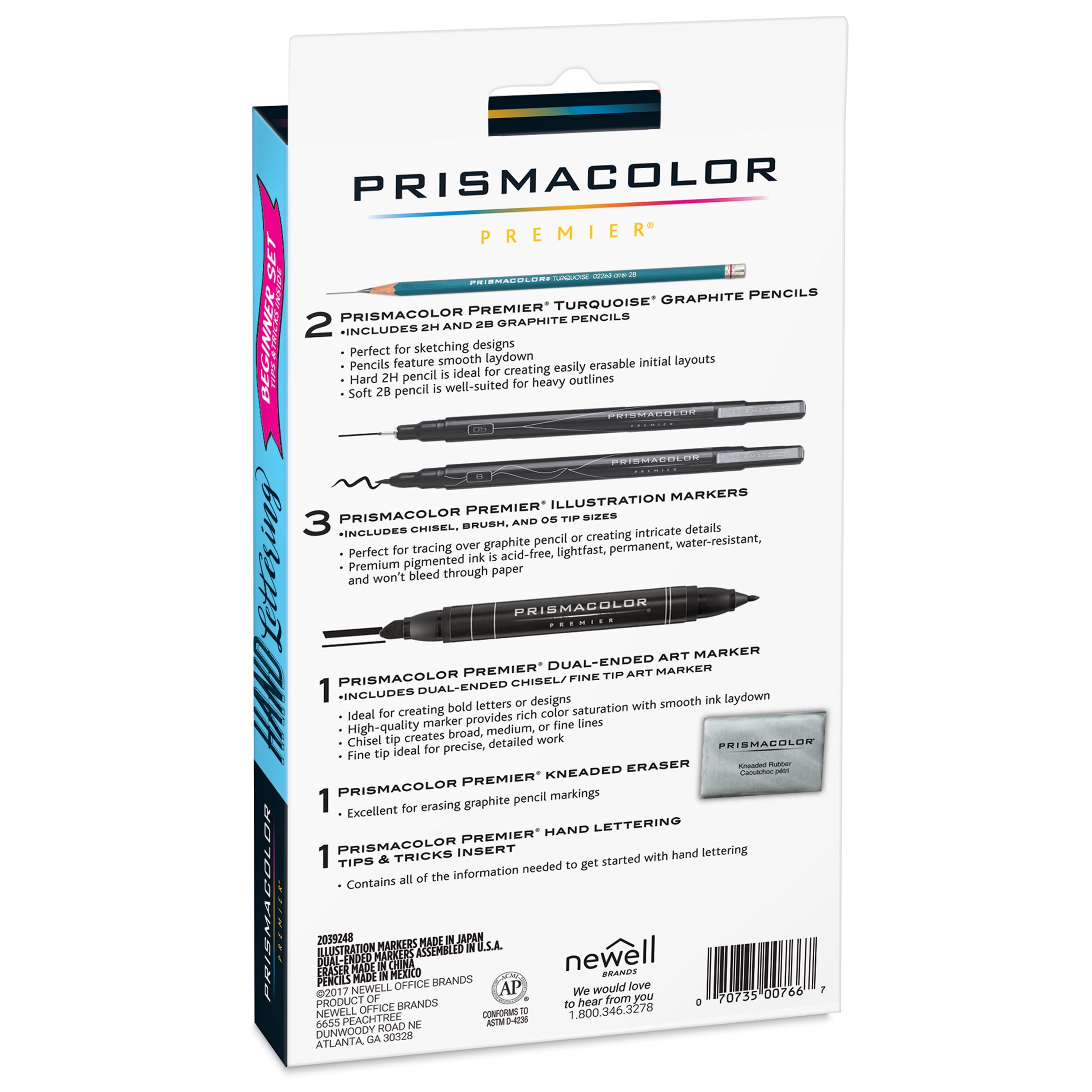 Prismacolor Premier 8 Piece Beginner Hand Lettering Set - Office Depot