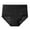 Black, variant on Women's Comfortable Sports Breathable Women's Ice Silk High Waist Underwear Boy Cut Underwear Women