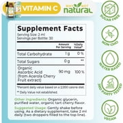 Organic Liquid Vitamin C Drops Supplement