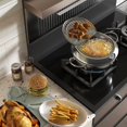 thumbnail image 6 of Deep Fryer Pot, 11 Inch/4.2 L Janpanese Style Tempura Frying Pot with Lid, 304 Stainless Steel with Temperature Control and Oil Drip Drainer Rack, for Kitchen French Fries, Chicken etc, 6 of 7