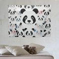 thumbnail image 4 of GOSMITH Cute Panda Tapestry Wall Hanging Tapestries Cartoon Face Aesthetic Tapestry for Bedroom Living Room Dorm College Boys Girls Room Wall Art Decor Funny Decorative Backdrop 40x30 Inch, 4 of 7