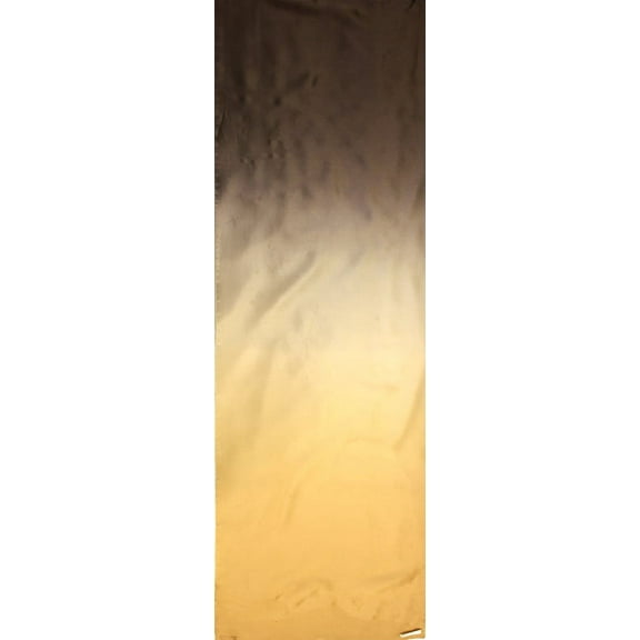 DECORATIVE SILK INC. 100% PURE SILK CHARMEUSE FABRIC 45" DRESSMAKING SEWING 11COLOR OMBRE BY THE YARD (CEDUR BROWN/GOLD))