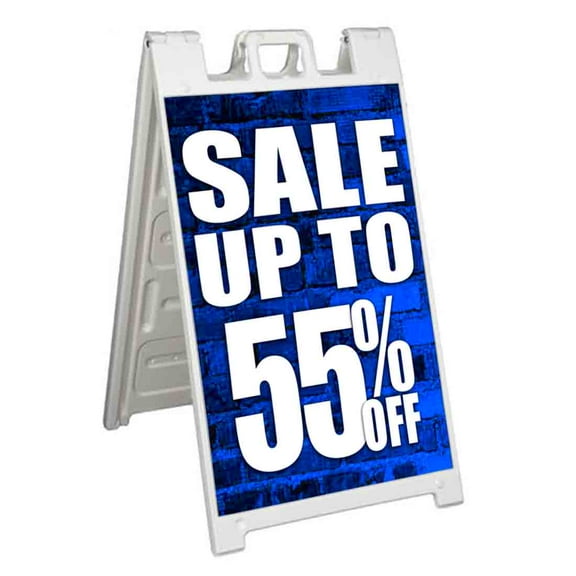 Sale Up To 55 Percent Off (24" X 36") Standard A-Frame Signicade, Includes Decal Applied To Stand