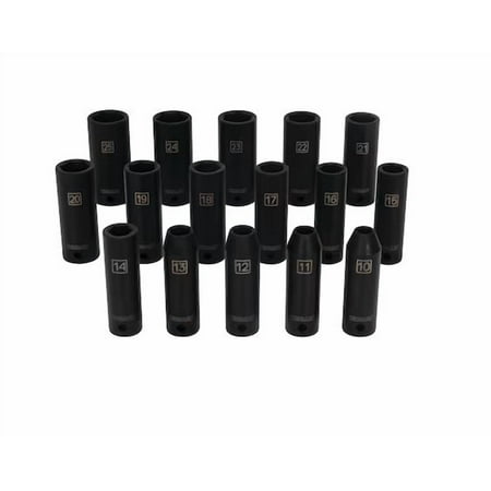 Kobalt 16 -Piece Metric 1/2-in Drive Set 6-point Impact Socket Set