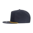 thumbnail image 3 of Decky 6042 5 Panel High Profile Relaxed Cotton Blend Rope Hat-Navy/Gold, 3 of 4