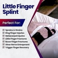 thumbnail image 3 of (Left hand)Metacarpal Finger Splint Hand Brace, Ulnar Gutter Splint Support, 3 of 5