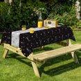 thumbnail image 6 of Tchckioa Halloween Ghost Tablecloth,60x70 Inch Stain Proof Table Cover for Kitchen Party Decor(White and Black), 6 of 6