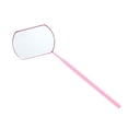 thumbnail image 1 of Espejo de pestañas de patrón cuadrado de 1 pieza de Unique Bargains, acero inoxidable rosa profundo, 1 of 5