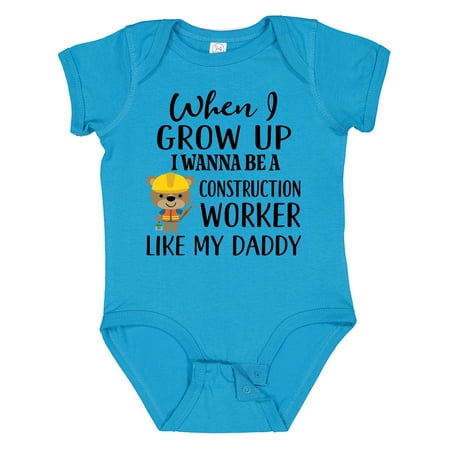 

Inktastic Future Construction Worker Like Daddy Gift Baby Boy Bodysuit