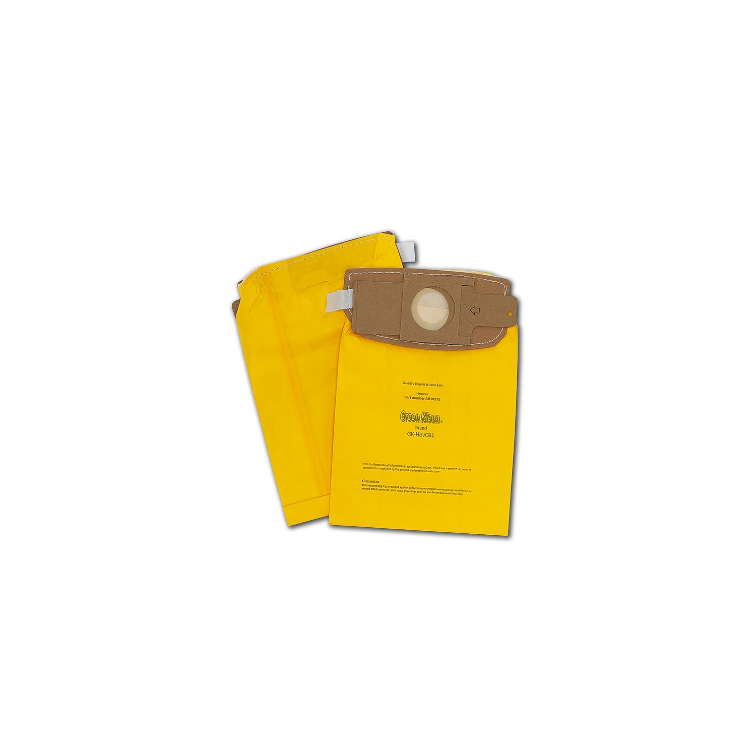 Green Klean Vacuum Bag Yellow 10/Pack (GKHovCB1P)