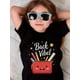 thumbnail image 2 of Girls & Boys Back To School Vibes Cotton Graphic Tees, Back To School Clothes Girls, Casual Style Shirts With Stationery Print, Gift For First Day Of School, Round Neck Short Sleeve T-Shirt, 2 of 3