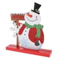 thumbnail image 3 of Adornos Navideños de para Adornos de Escritorio de , También Ser Adorno Colgante para Cualquier 185x145mm Sunnimix navidad muñeco de nieve de madera santa, 3 of 8
