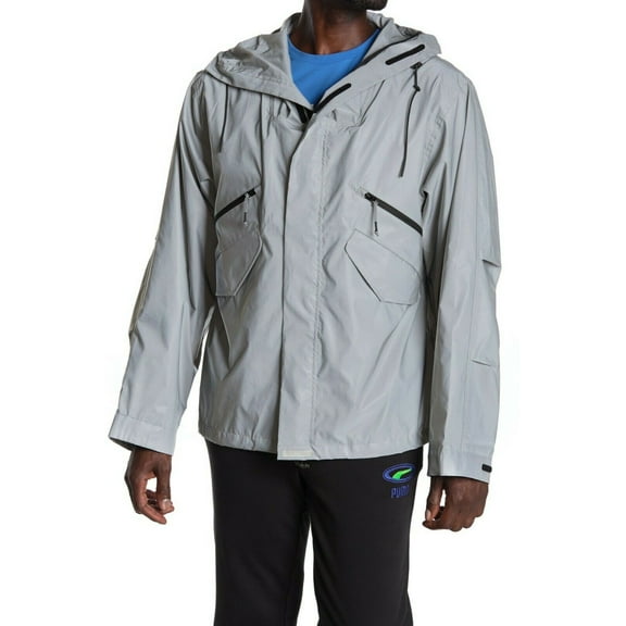 Puma KING REFLECTIVE Men's Jacket Silver Size XL