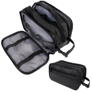 Pavilia Toiletry Bag for Men, Water-Resistant Dopp Kit