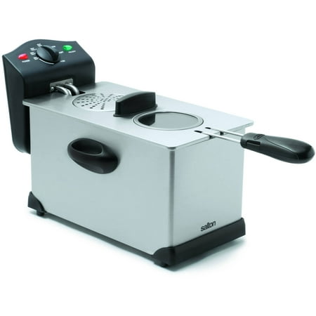 Salton Stainless Steel Deep Fryer, DF1233, Silver