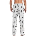 thumbnail image 2 of Top-kevin Border Collie Pajama Pants for Men PJs Bottoms Sleep Lounge Pants with Pockets, S M L XL XXL, 2 of 13