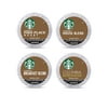 Starbucks Medium Roast K-Cup Coffee Pods — Variety Pack for Keurig Brewers , 24 Count (Pack of 4)