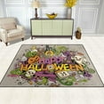 thumbnail image 3 of Dreamtimes Happy Halloween Doodle Lightweight Carpet Mats, 6'8" x 4'10" Area Soft Rugs Floor Mat Rug Home Decoration for Kids Room Living Room, 80"x 58", 3 of 6