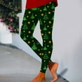 thumbnail image 4 of Outfmvch Christmas Leggings for Women Christmas Pants for Women Gym Leggings for Women Leggings for Women Tummy Control Pantyhose for Women Warm Leggings for Women Womens Cargo Pants Green 3xl, 4 of 6